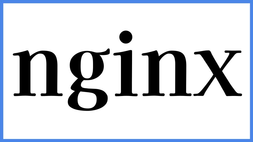 nginx