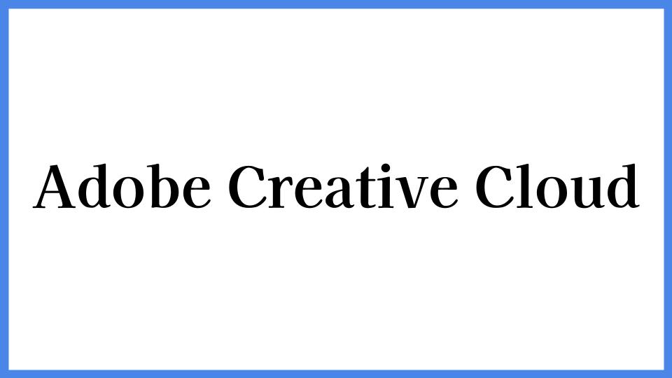 Adobe Creative Cloud